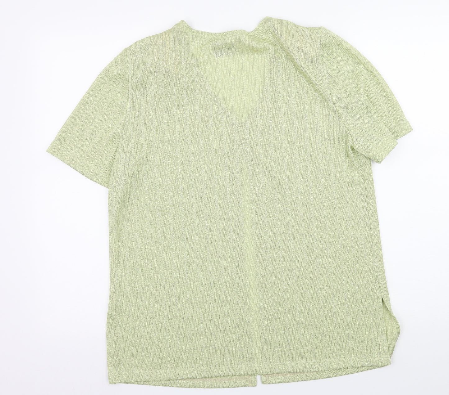 Galmes Womens Green  Knit Cardigan Jumper Size M