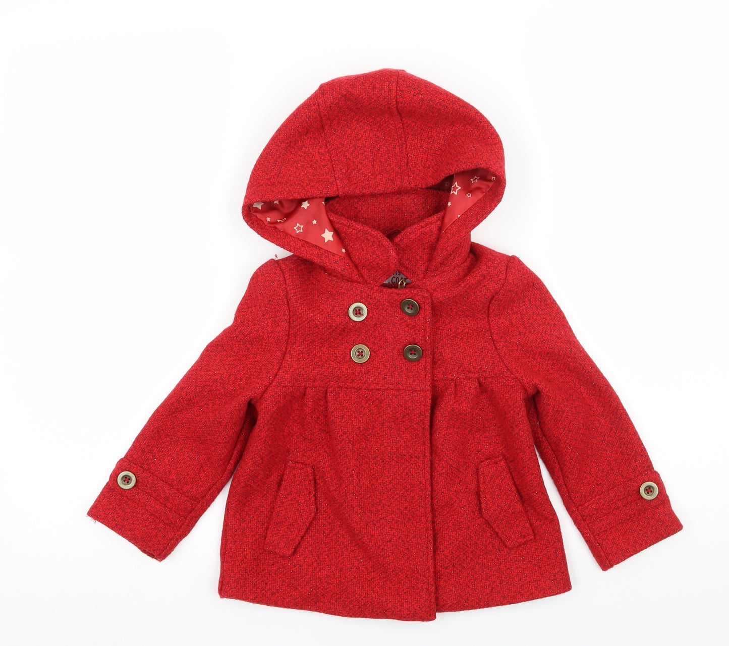 TU Baby Red   Jacket Coat Size 12-18 Months