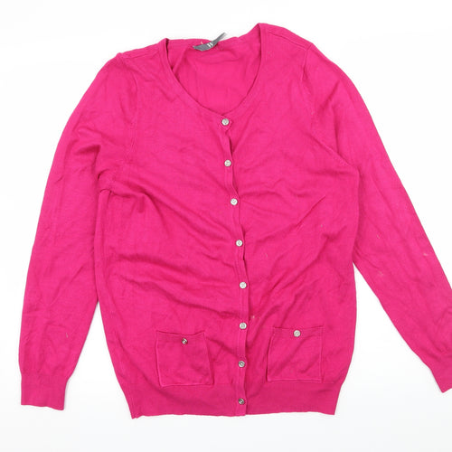 BHS Womens Pink  Knit Pullover Jumper Size 14