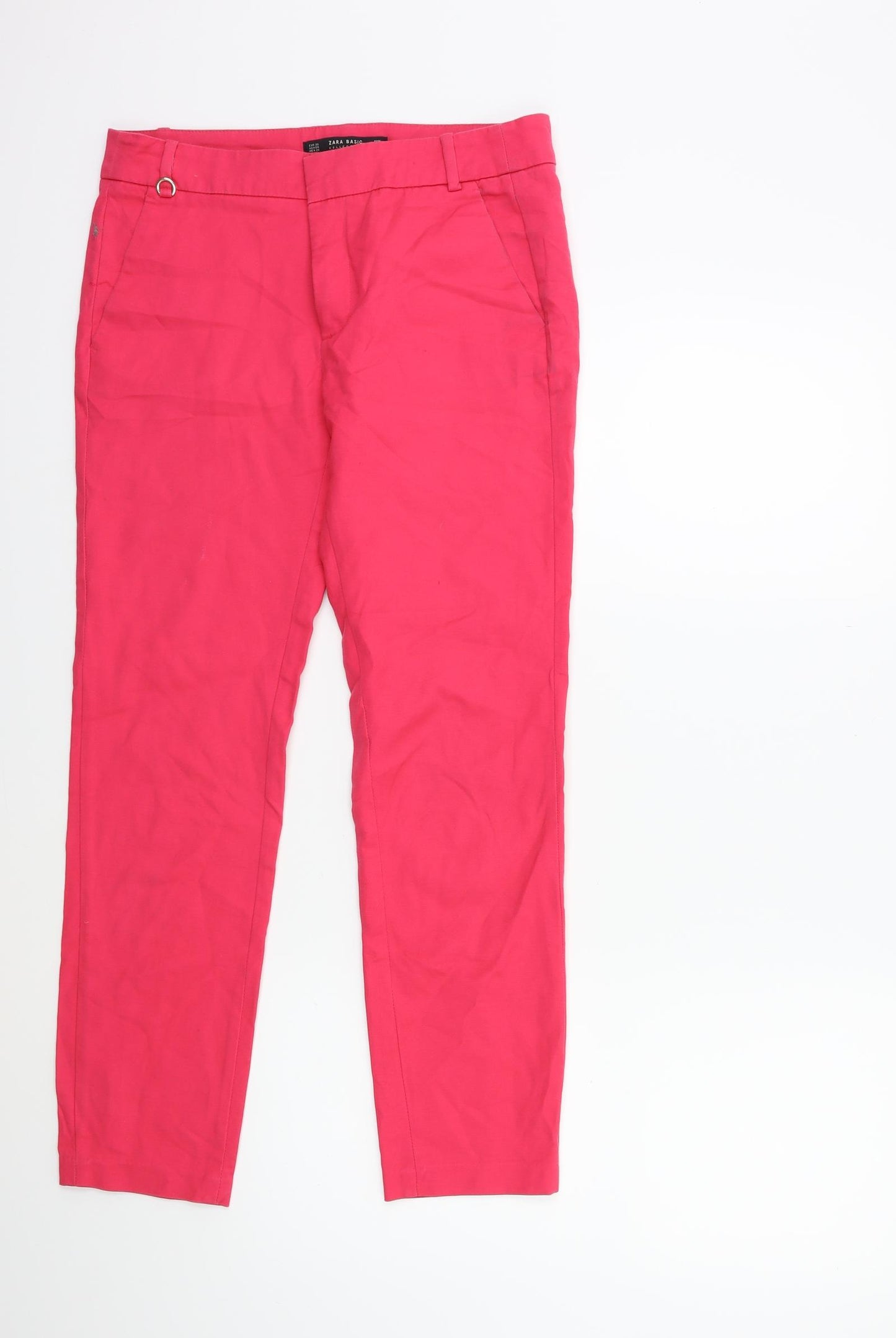 Zara Womens Pink   Trousers  Size 8 L29 in