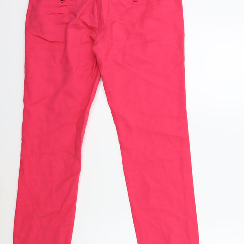 Zara Womens Pink   Trousers  Size 8 L29 in