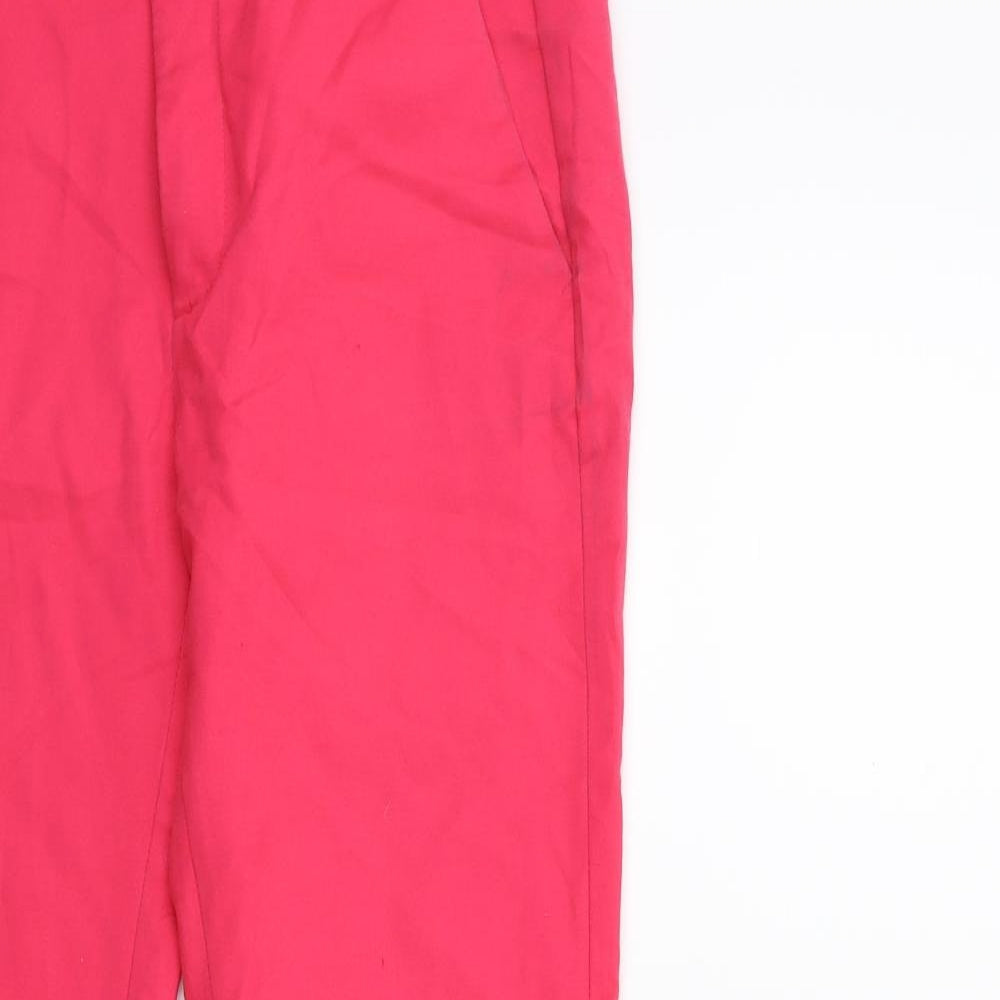 Zara Womens Pink   Trousers  Size 8 L29 in