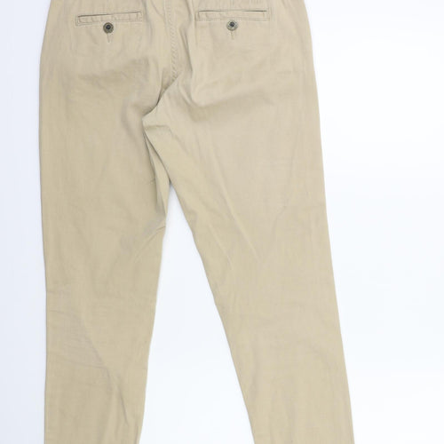 Fat Face Womens Beige   Chino Trousers Size 10 L25 in