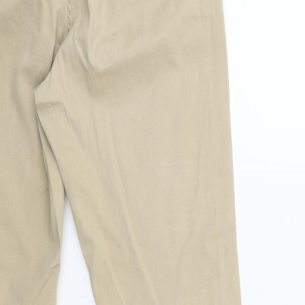 Fat Face Womens Beige   Chino Trousers Size 10 L25 in