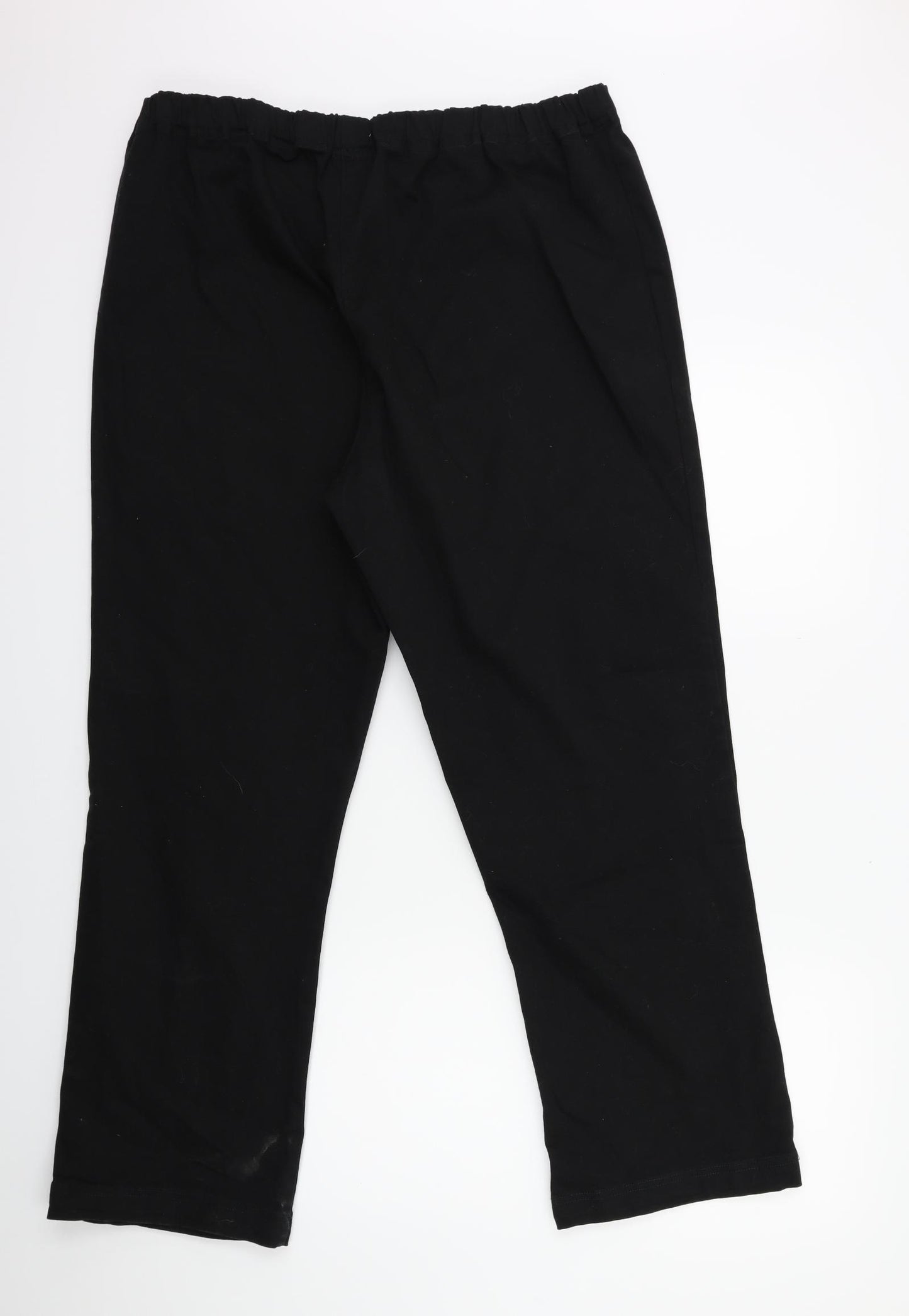 Cotton Traders Womens Black   Trousers  Size 20 L30 in