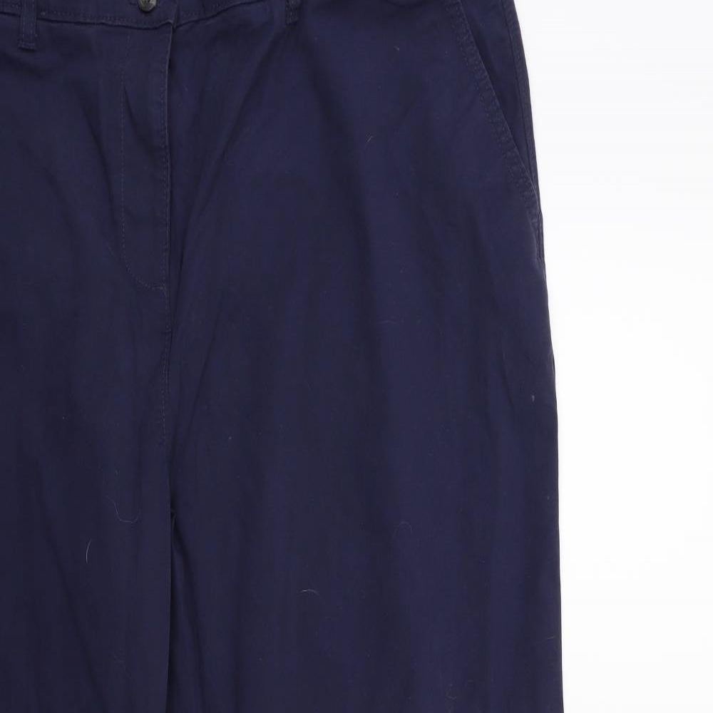 NEXT Womens Blue   Chino Trousers Size 20 L28 in