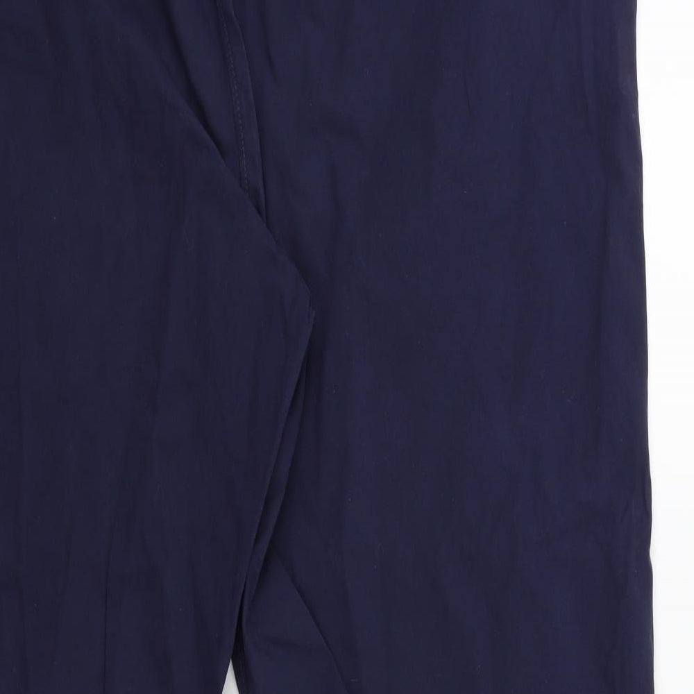 NEXT Womens Blue   Chino Trousers Size 20 L28 in