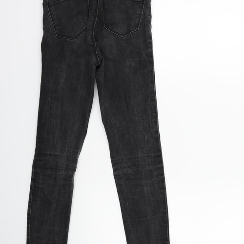 Denim & Co. Womens Black  Denim Skinny Jeans Size 4 L27 in