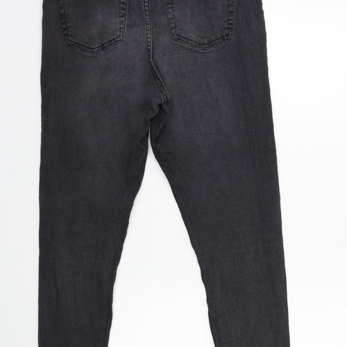 Denim & Co. Womens Grey  Denim Skinny Jeans Size 14 L25 in