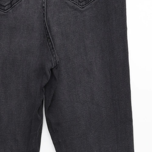 Denim & Co. Womens Grey  Denim Skinny Jeans Size 14 L25 in