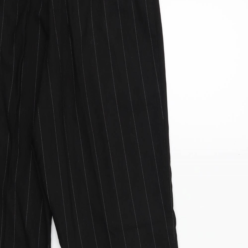the collection Womens Black Striped  Trousers  Size 12 L27 in