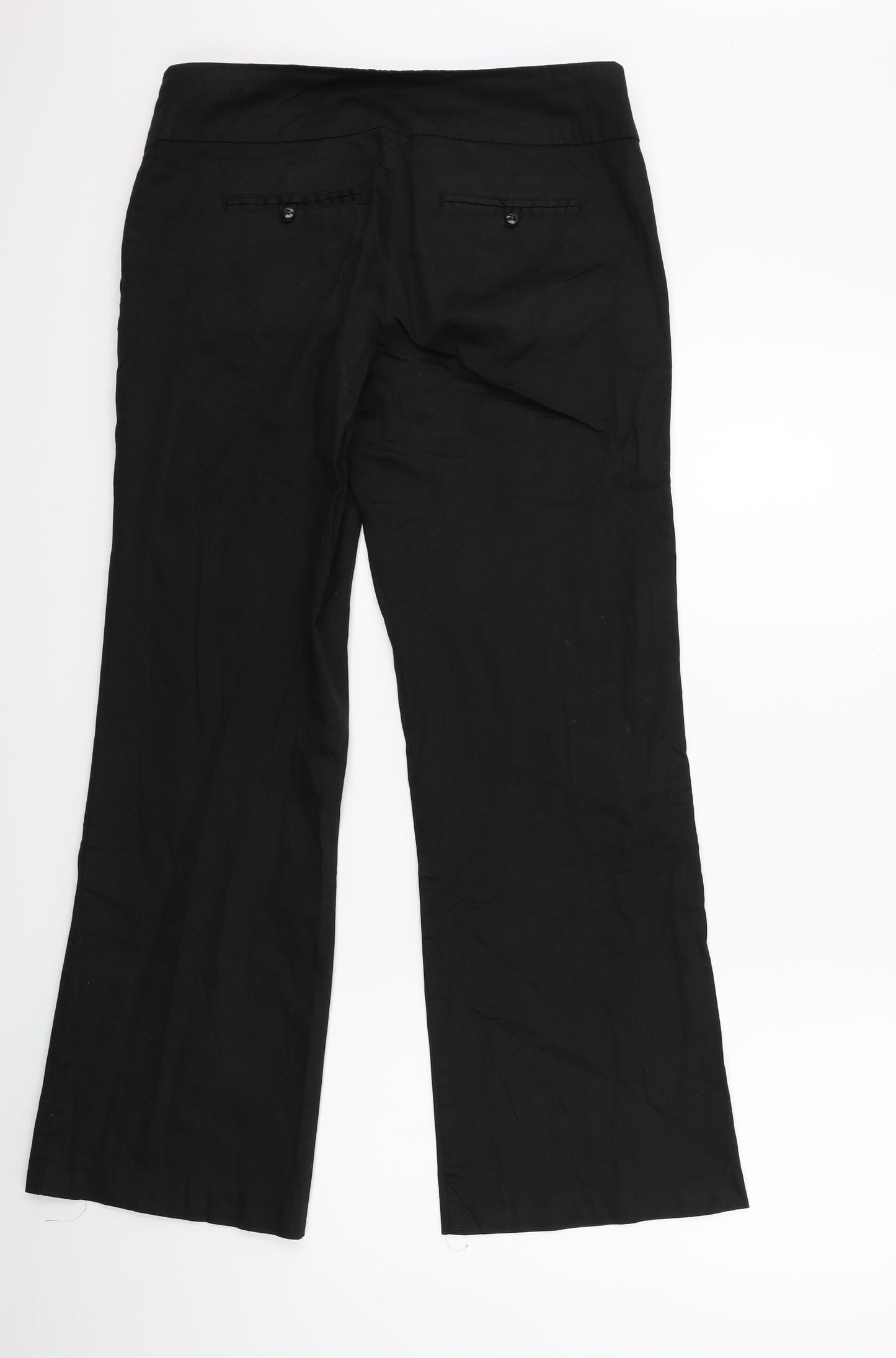 VERO MODA Womens Black   Trousers  Size 10 L30 in