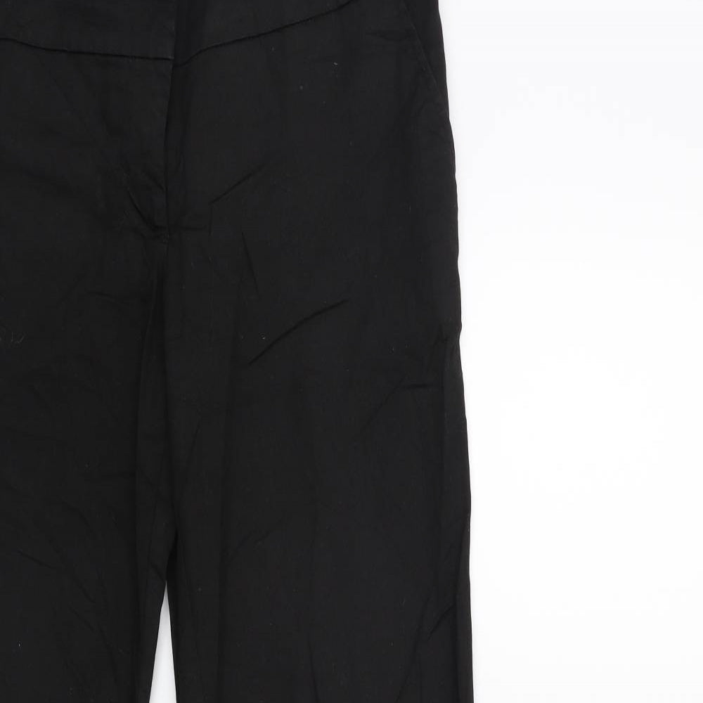 VERO MODA Womens Black   Trousers  Size 10 L30 in