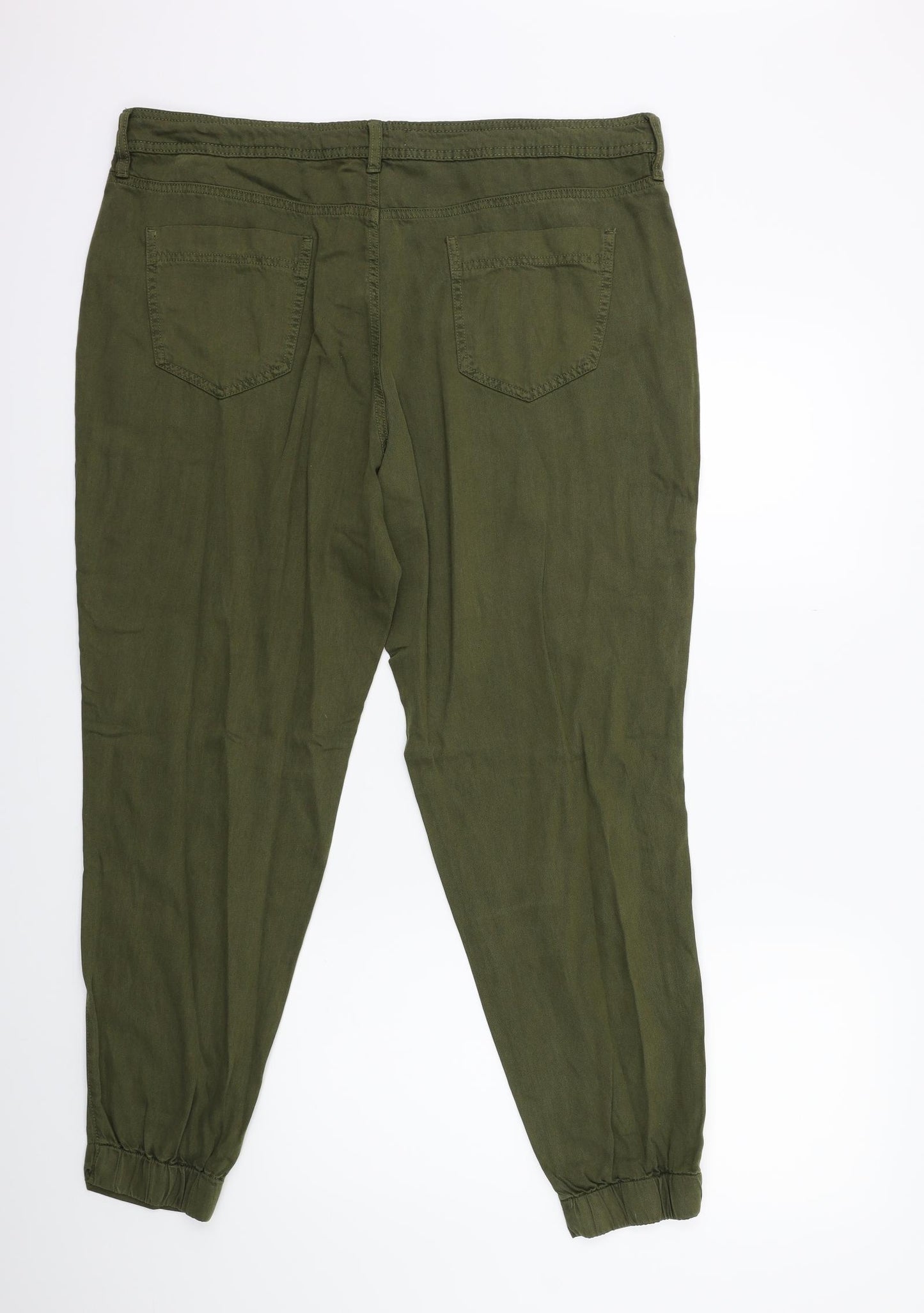 F&F Womens Green   Trousers  Size 18 L28 in