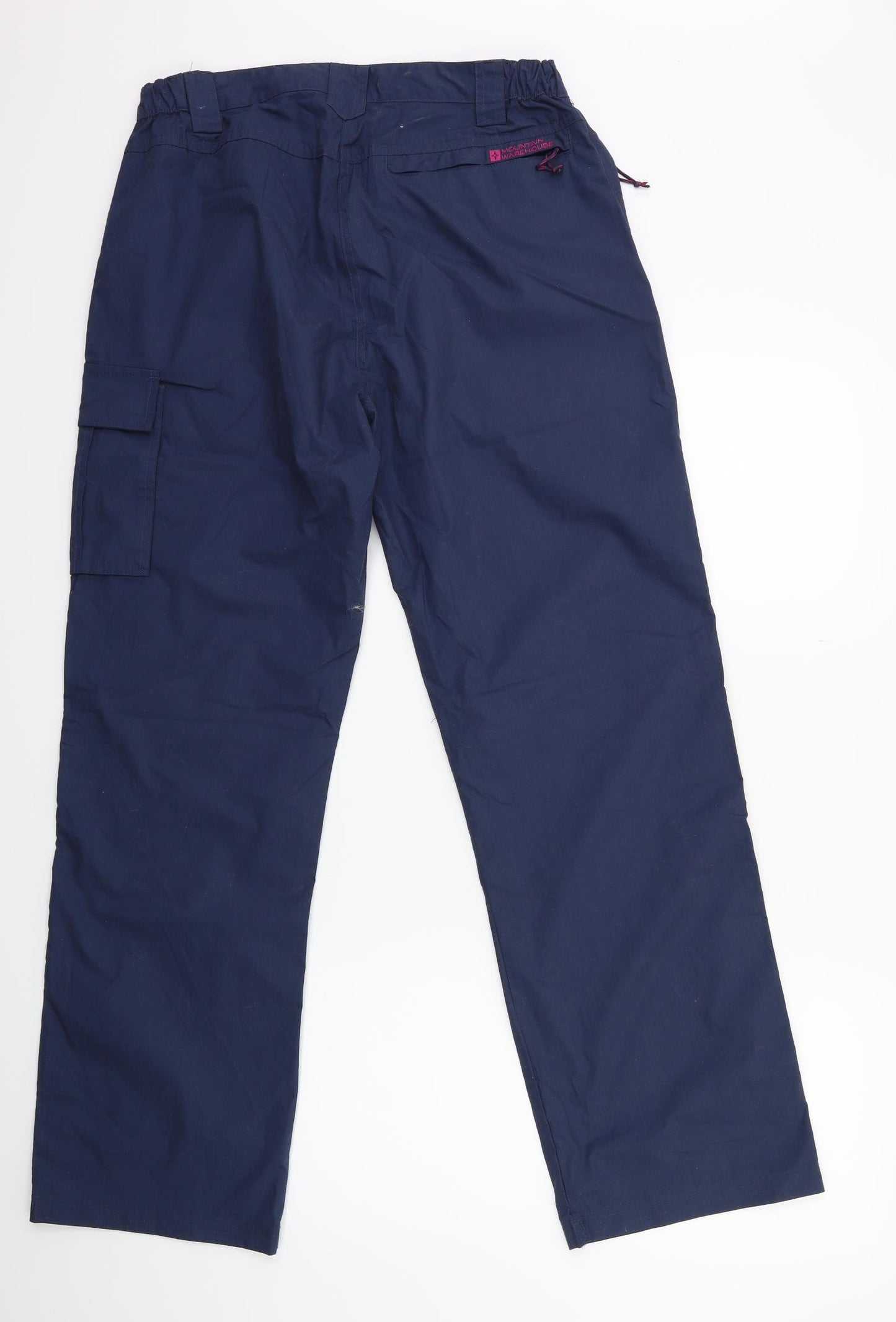 Mountain Warehouse Womens Blue   Cargo Trousers Size 12 L30 in