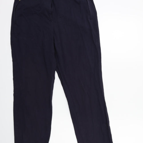 Marks and Spencer Womens Blue   Trousers  Size 14 L26 in