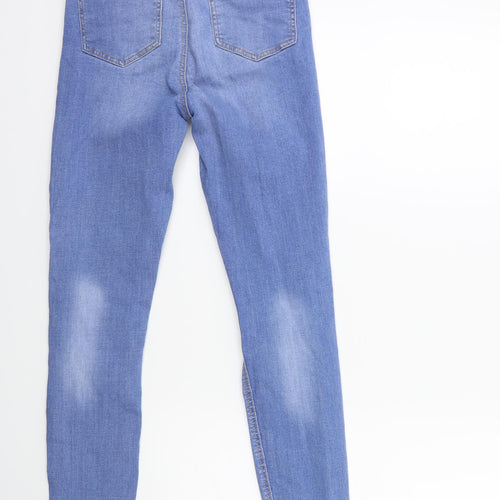 Denim & Co. Womens Blue  Denim Skinny Jeans Size 8 L26 in