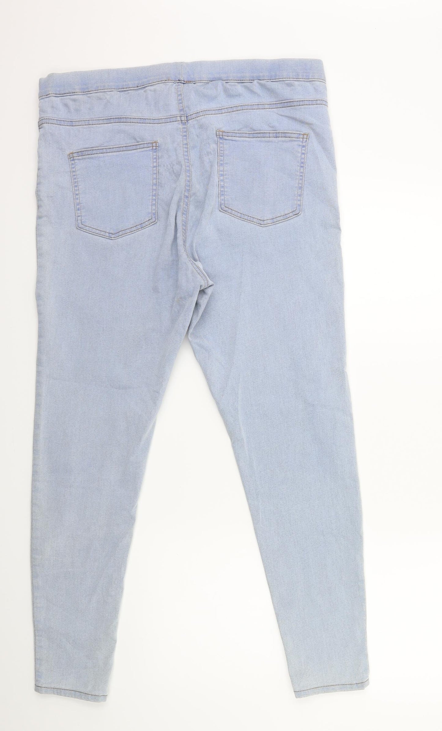 Preworn Womens Blue  Denim Jegging Jeans Size 36 in L28 in