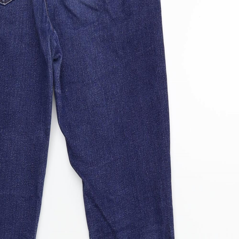 Papaya Womens Blue  Denim Skinny Jeans Size 8 L30 in