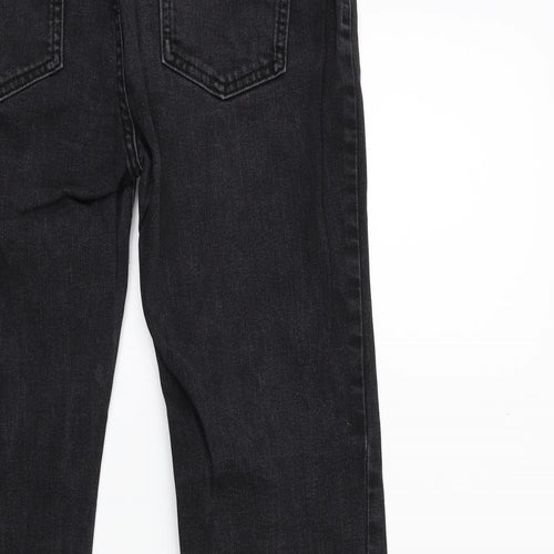 Marks and Spencer Womens Black  Denim Flared Jeans Size 10 L29 in