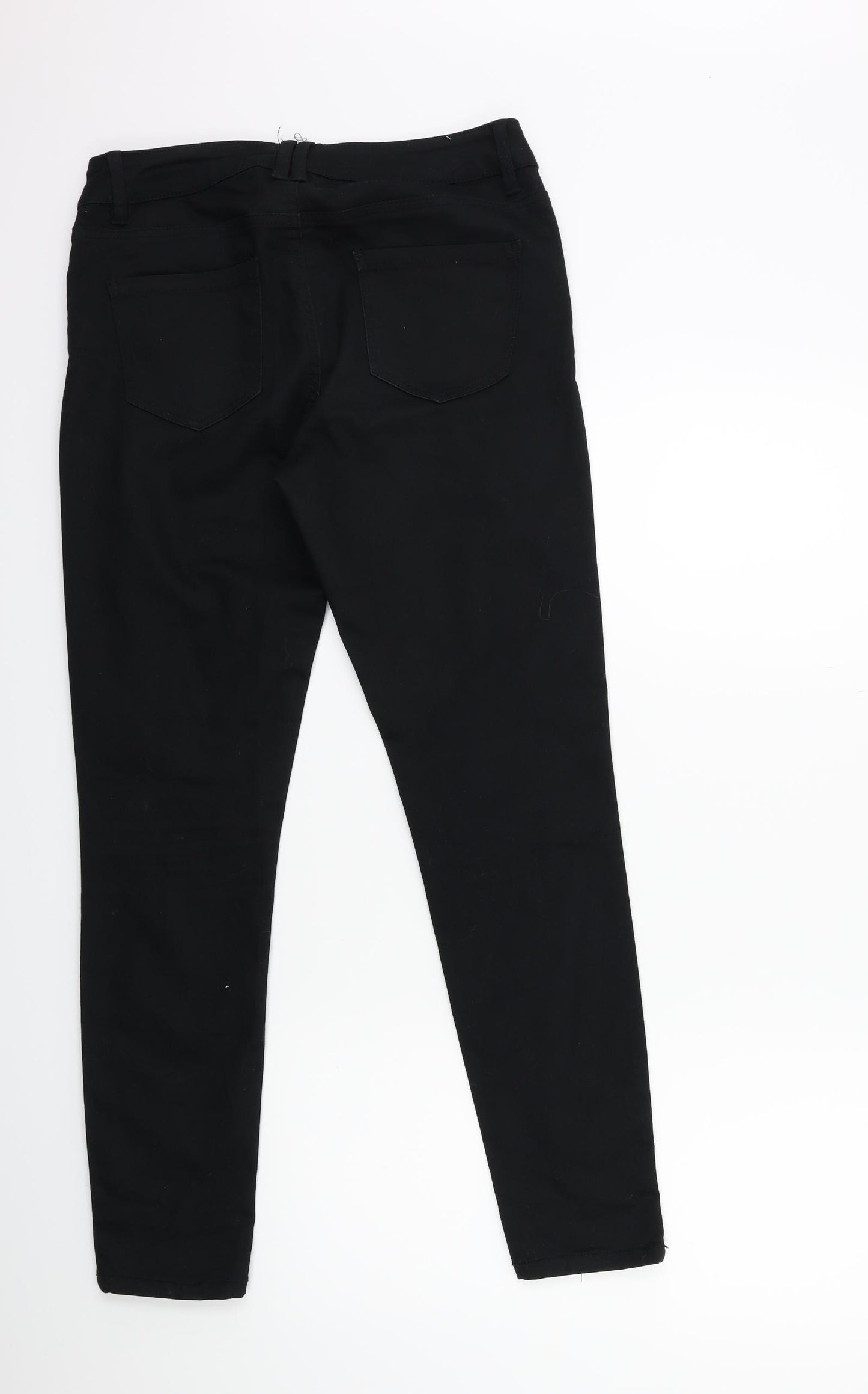 New Look Womens Black  Denim Skinny Jeans Size 12 L30 in