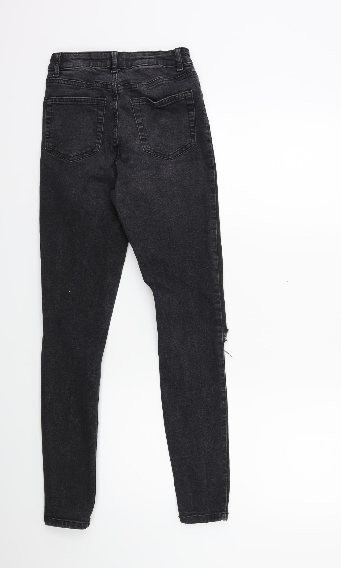 Denim & Co. Womens Black  Denim Skinny Jeans Size 6 L27 in