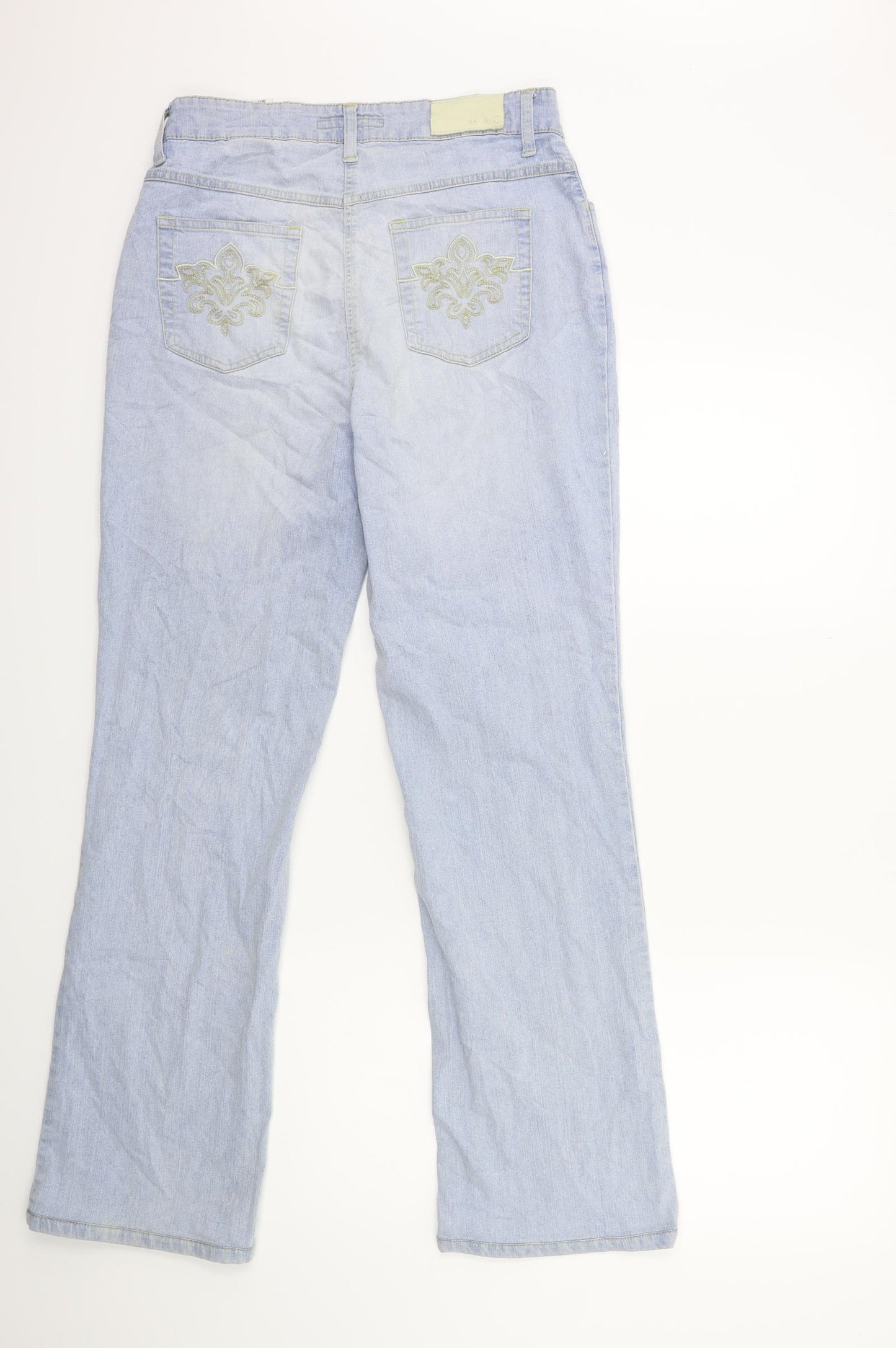 MAC Jeans Womens Blue  Denim Flared Jeans Size 30 in L30 in