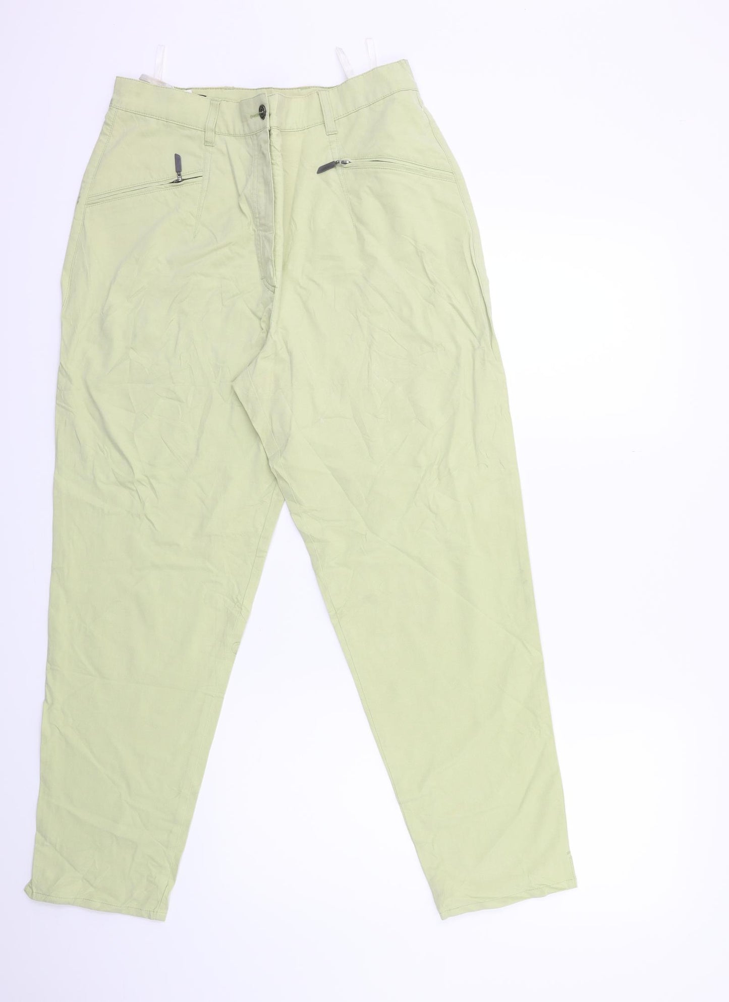 Zaffiri Womens Green   Trousers  Size 16 L27 in