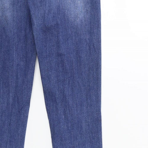 Denim & Co. Womens Beige  Denim Skinny Jeans Size 8 L30 in