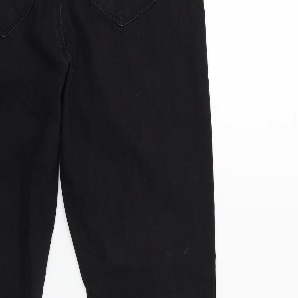 Denim & Co. Womens Black  Denim Jegging Jeans Size 14 L29 in