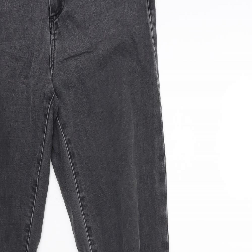 Preworn Womens Grey  Denim Skinny Jeans Size 26 in L31 in