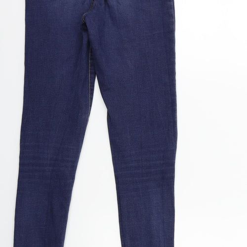 Denim & Co. Womens Blue  Denim Skinny Jeans Size 8 L29 in
