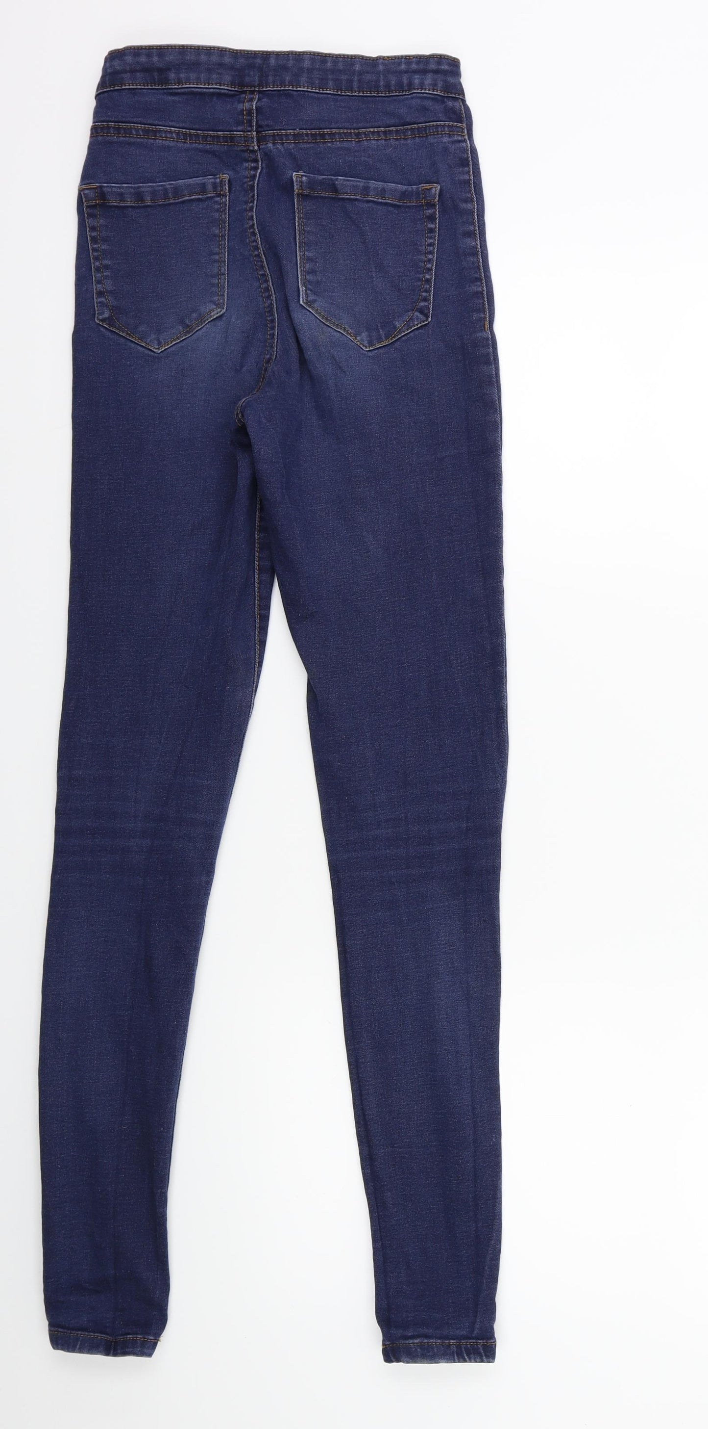 Denim & Co. Womens Blue  Denim Skinny Jeans Size 8 L29 in