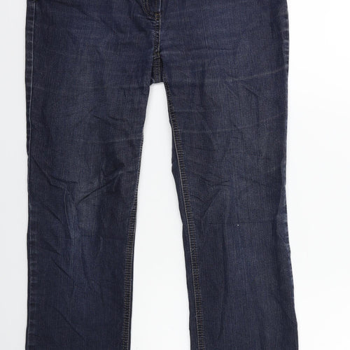 Gerry Weber Womens Blue  Denim Straight Jeans Size 32 in L26 in