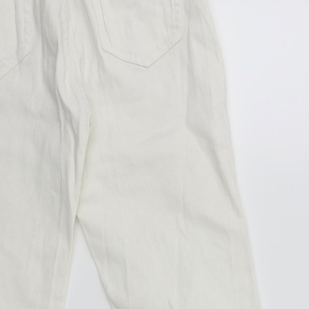 Gap Womens White  Denim Cropped Jeans Size 16 L23 in