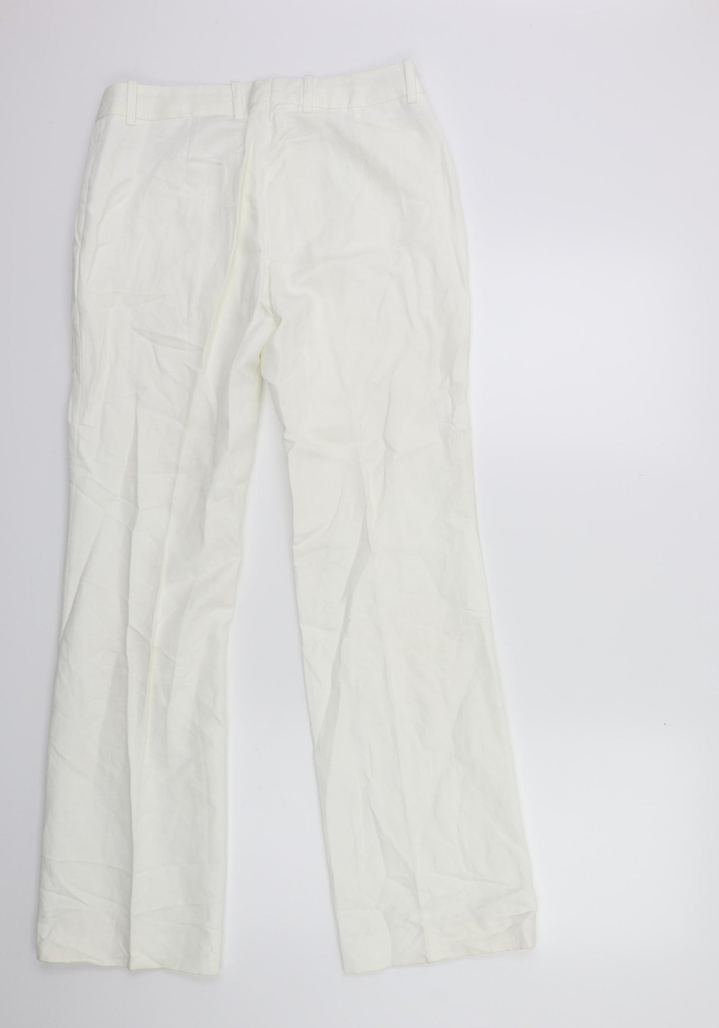 H&M Womens White   Windbreaker Trousers Size 8 L30 in