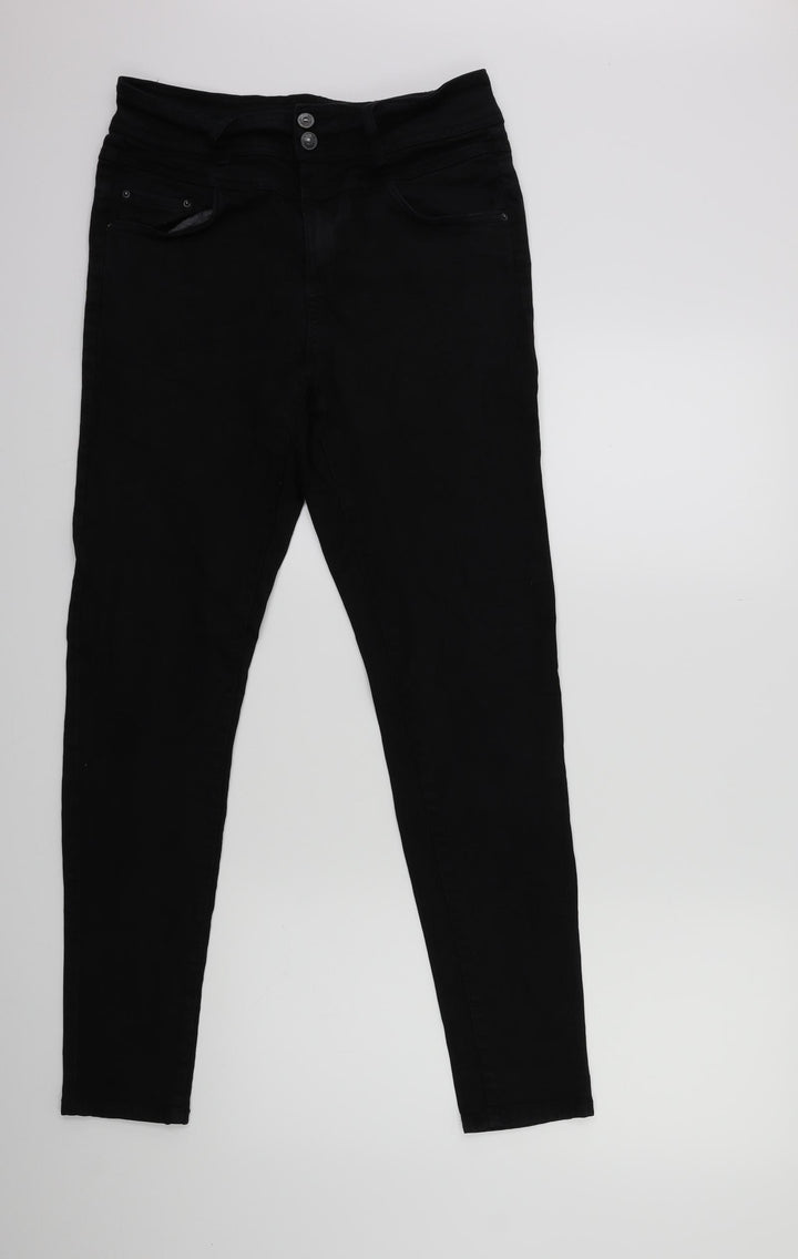 C&A Womens Black Skinny Jeans Size 8 L29 in