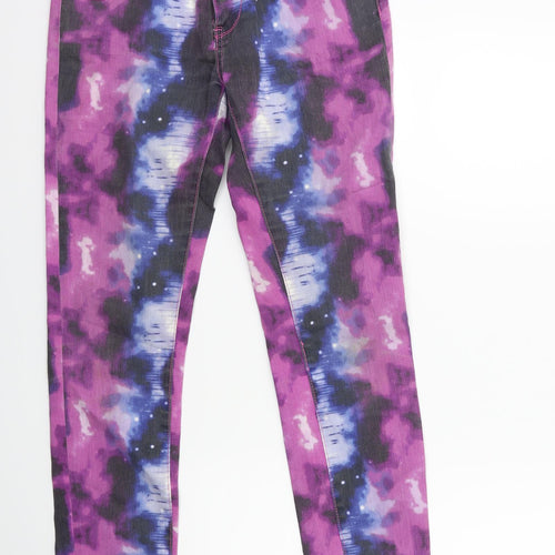 FB Sister Womens Purple  Denim Skinny Jeans Size 30 in L28 in