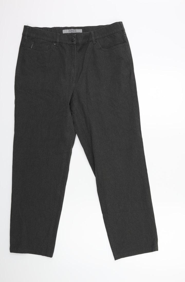 ZERRES Womens Brown   Trousers  Size 16 L27 in