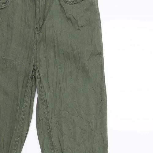 Preworn Womens Green   Trousers  Size 8 L28 in