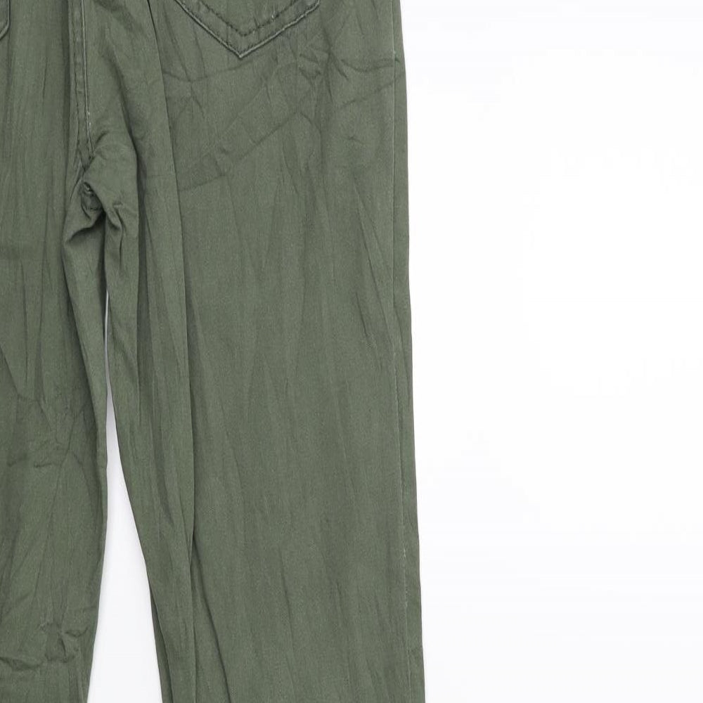 Preworn Womens Green   Trousers  Size 8 L28 in