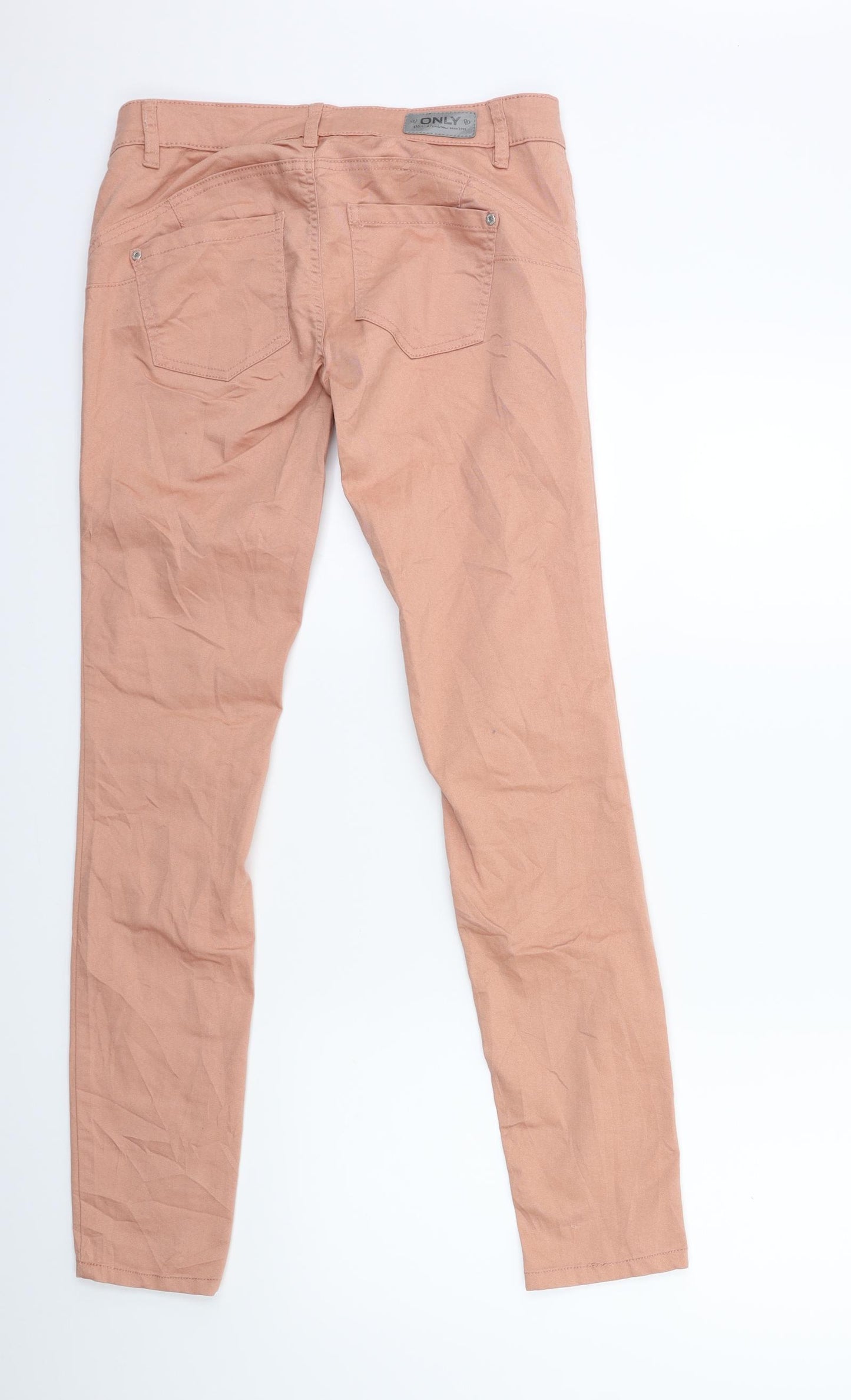 Only Womens Pink  Denim Skinny Jeans Size 10 L32 in