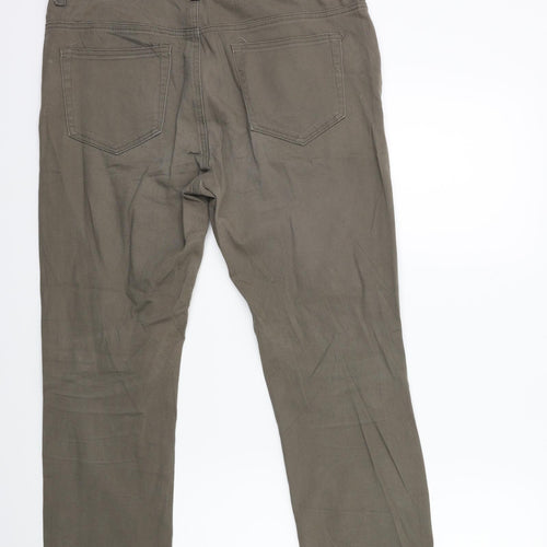H&D Womens Green  Denim Skinny Jeans Size 36 in L25 in