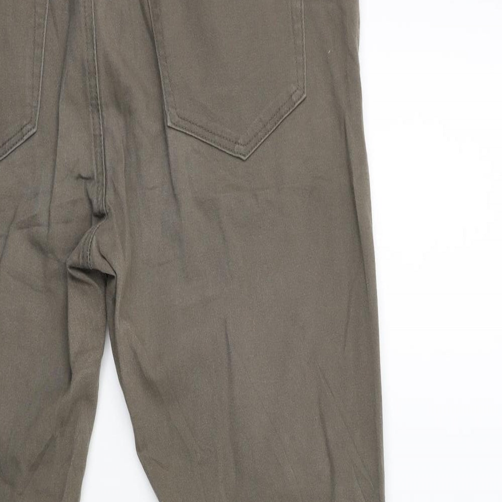H&D Womens Green  Denim Skinny Jeans Size 36 in L25 in