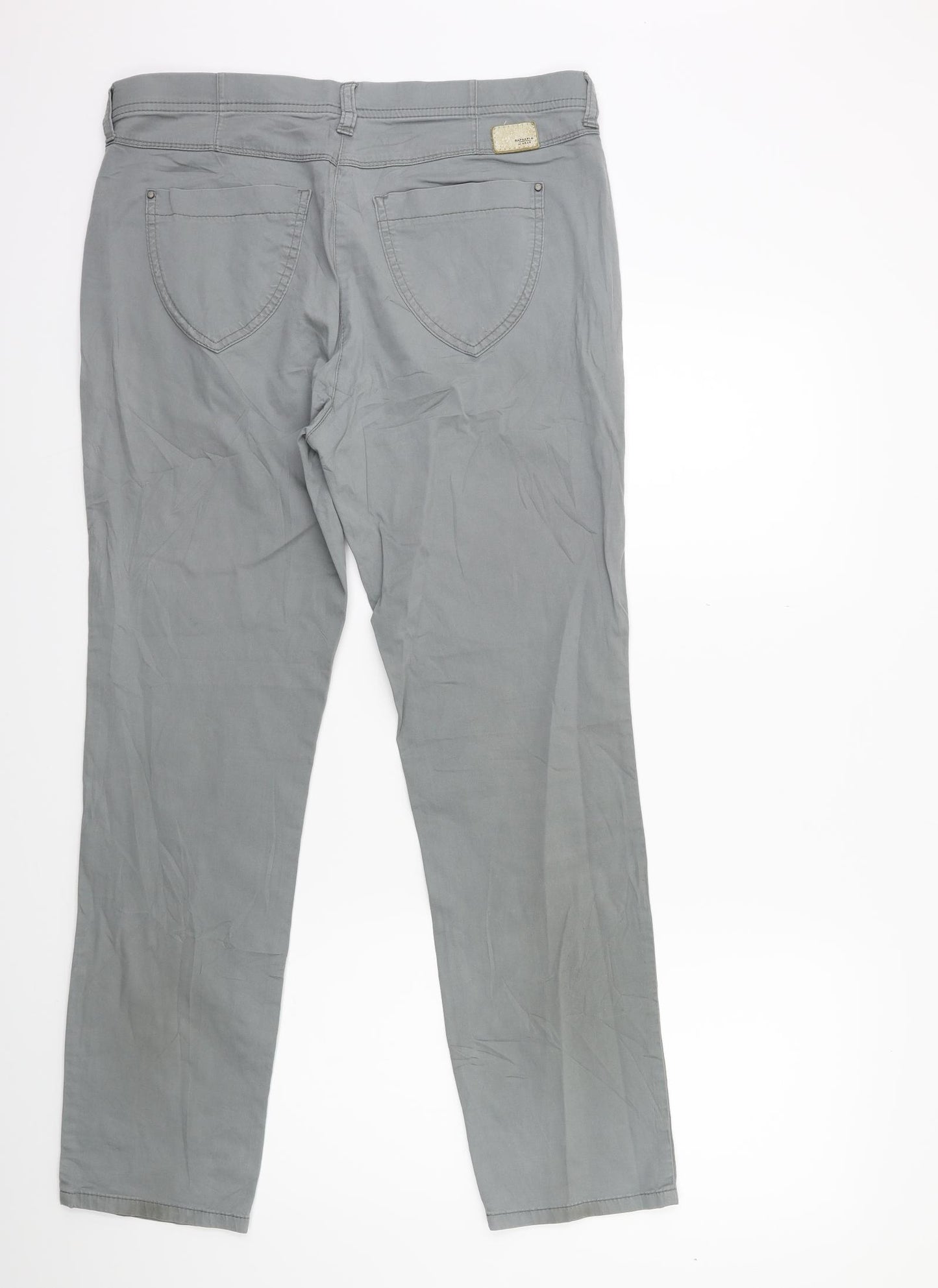 Raphaela Womens Grey   Trousers  Size 16 L30 in