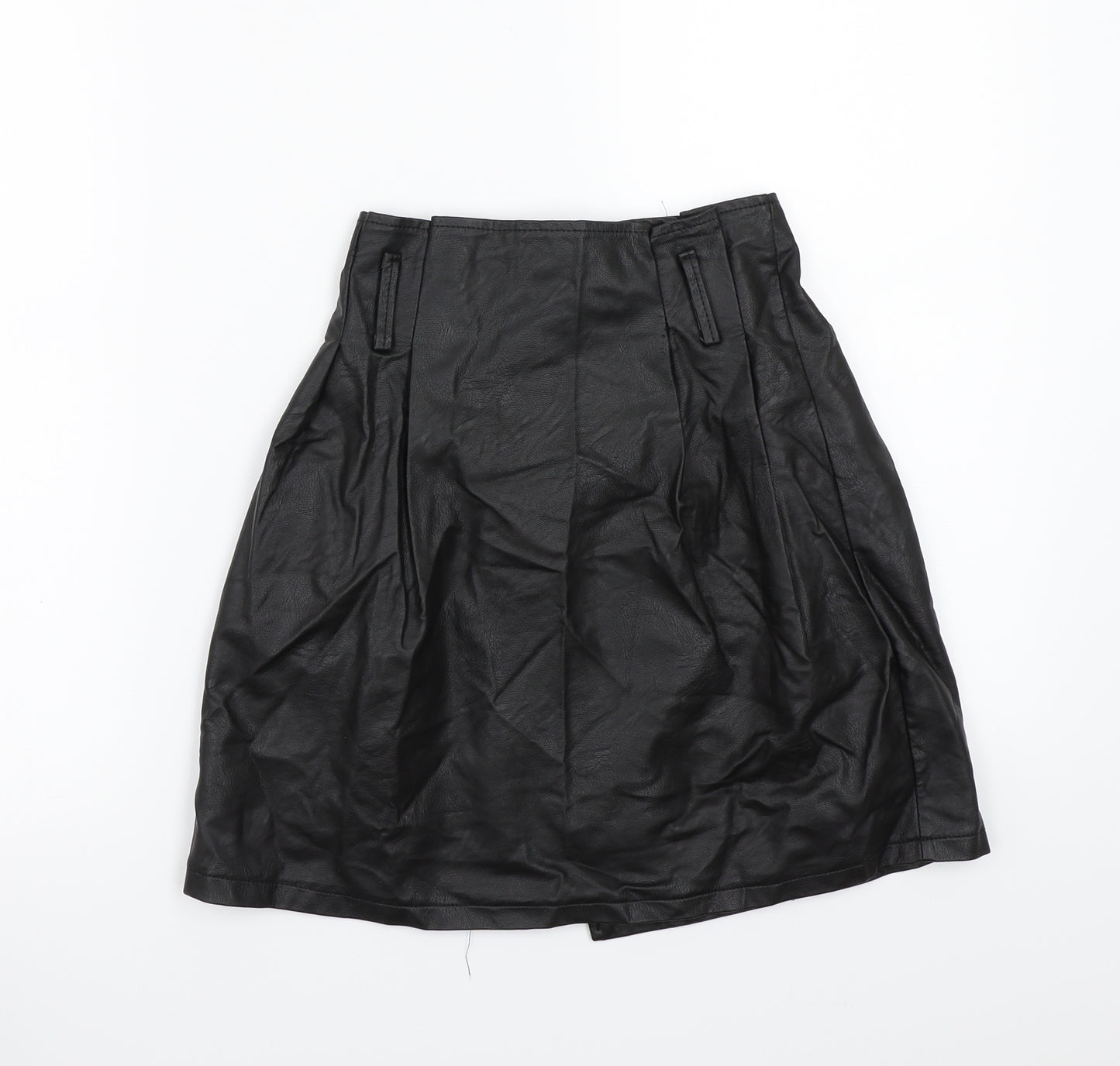 Preworn Womens Black   A-Line Skirt Size S