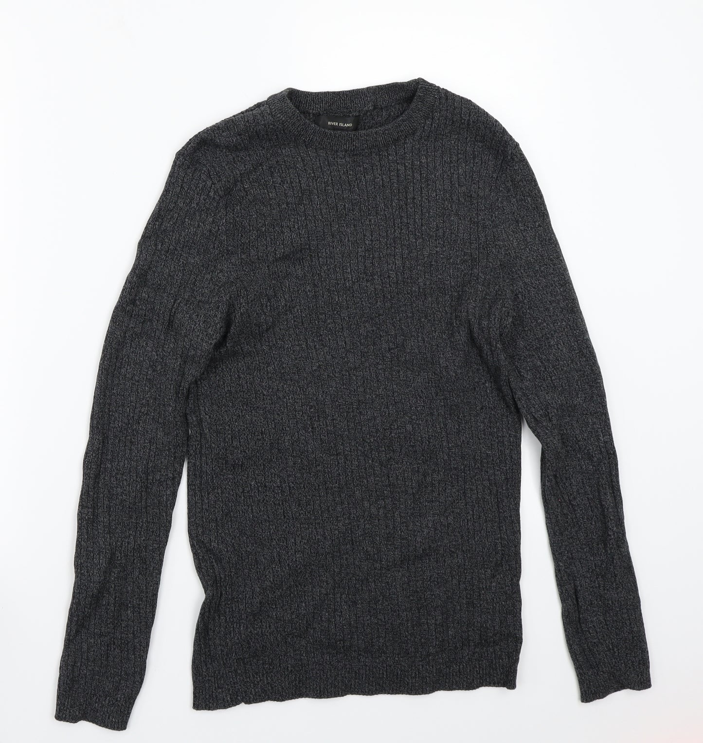 River Island Mens Grey   Pullover Jumper Size M