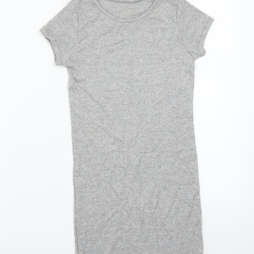Nutmeg Girls Grey   A-Line  Size 7-8 Years