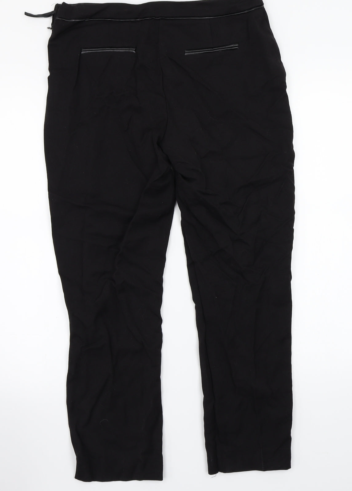 F&F Womens Black   Trousers  Size 10 L26 in