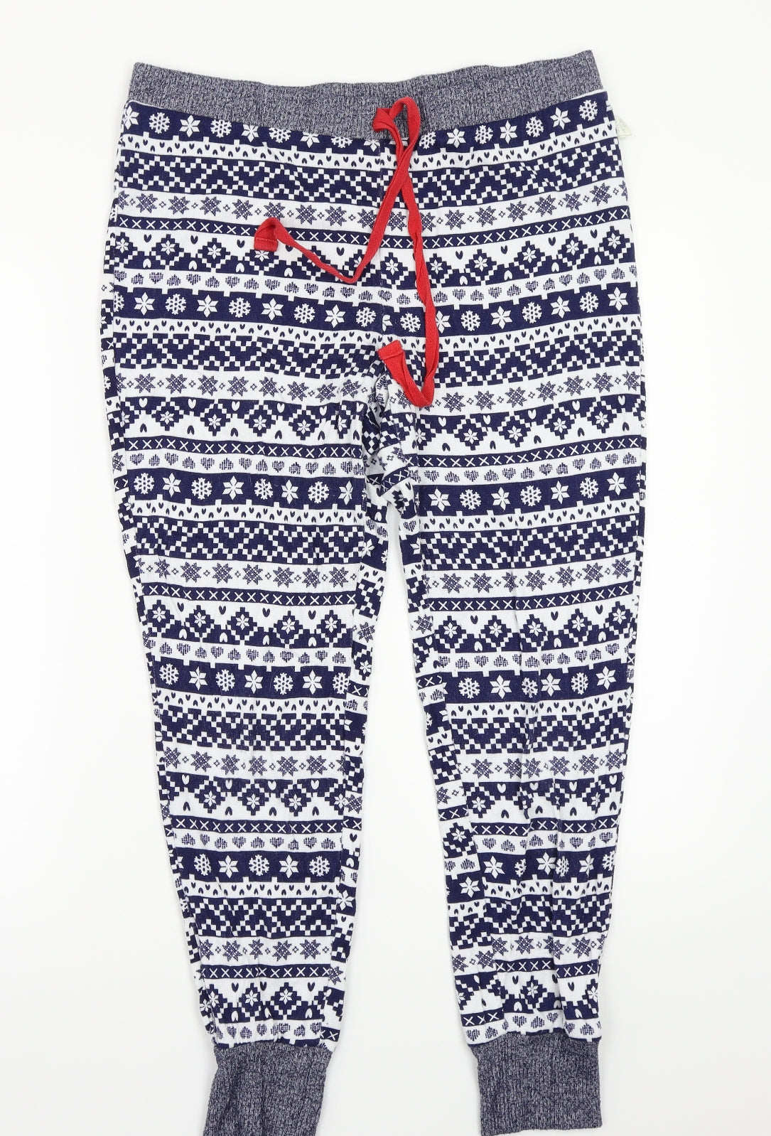 Love to lounge Womens White Geometric   Pyjama Pants Size L